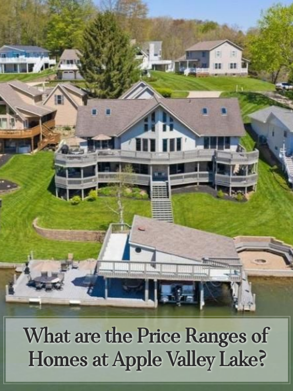 Prices of Homes at Apple Valley Lake