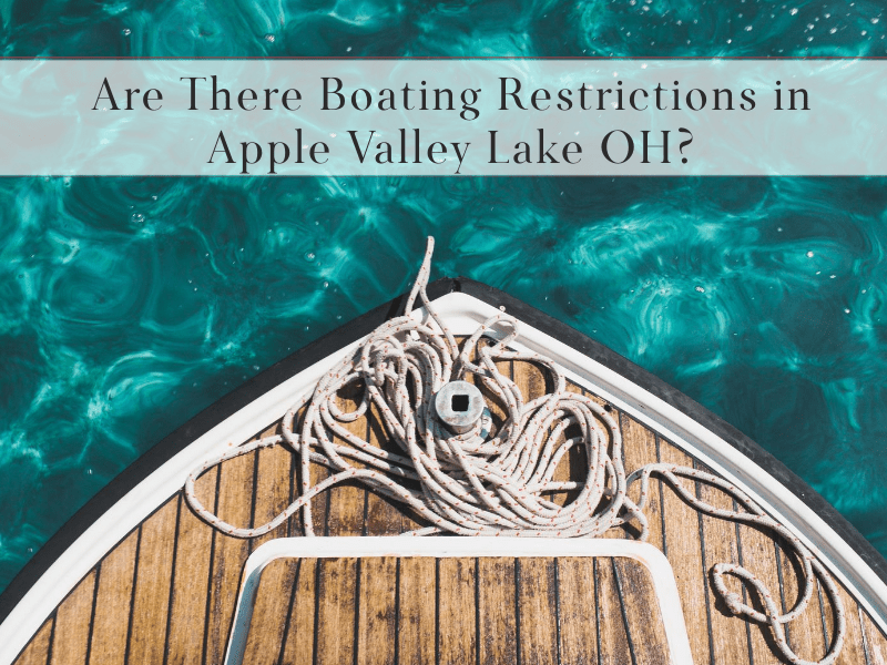Boating in Apple Valley Lake